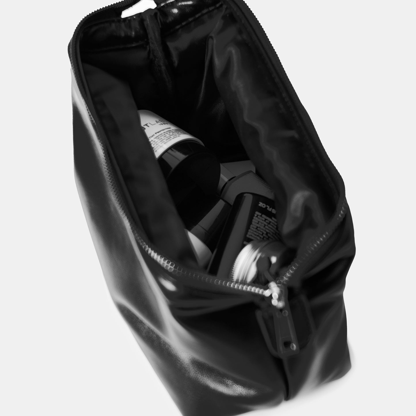 Minimalist Makeup Bag Black