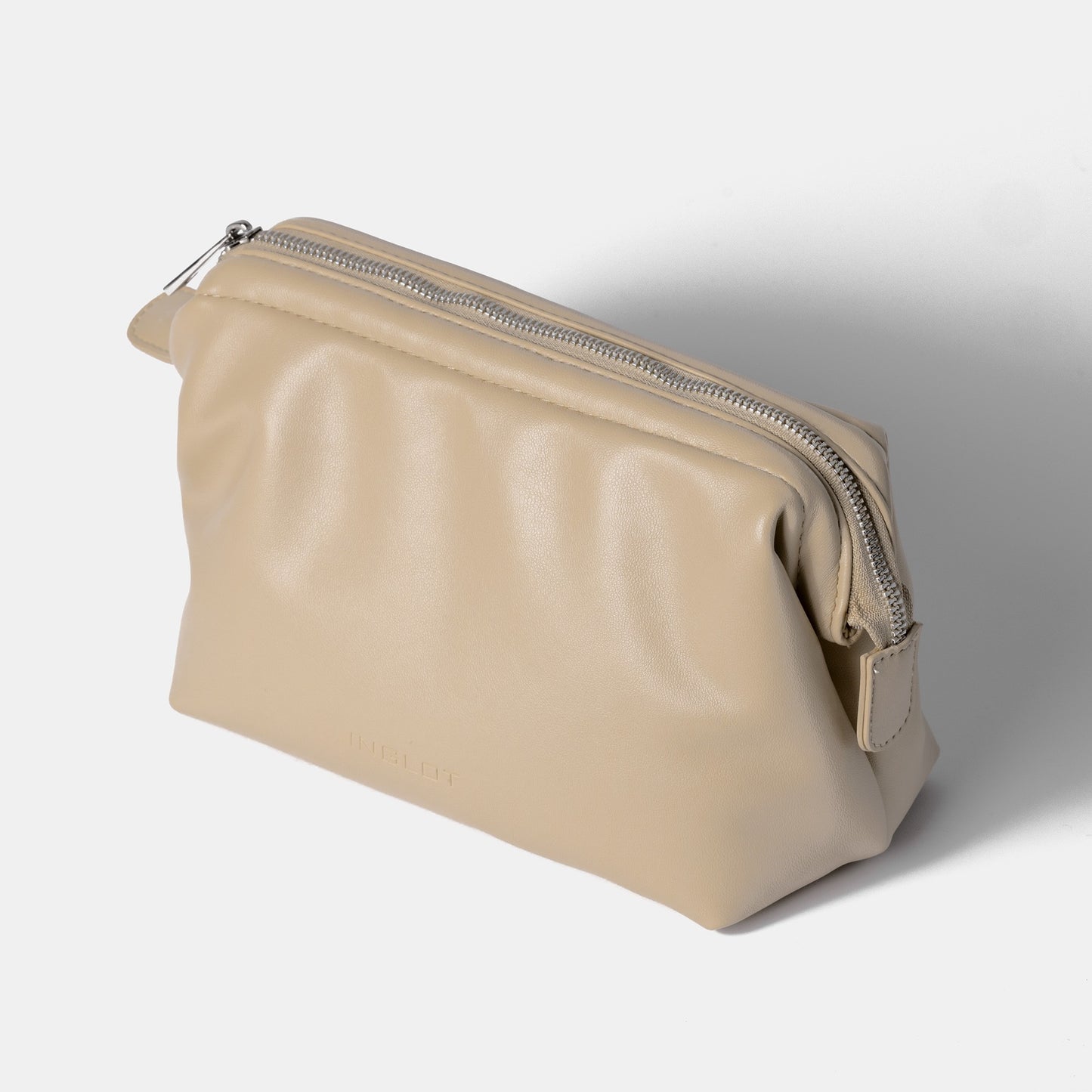 Minimalist Makeup Bag Almond