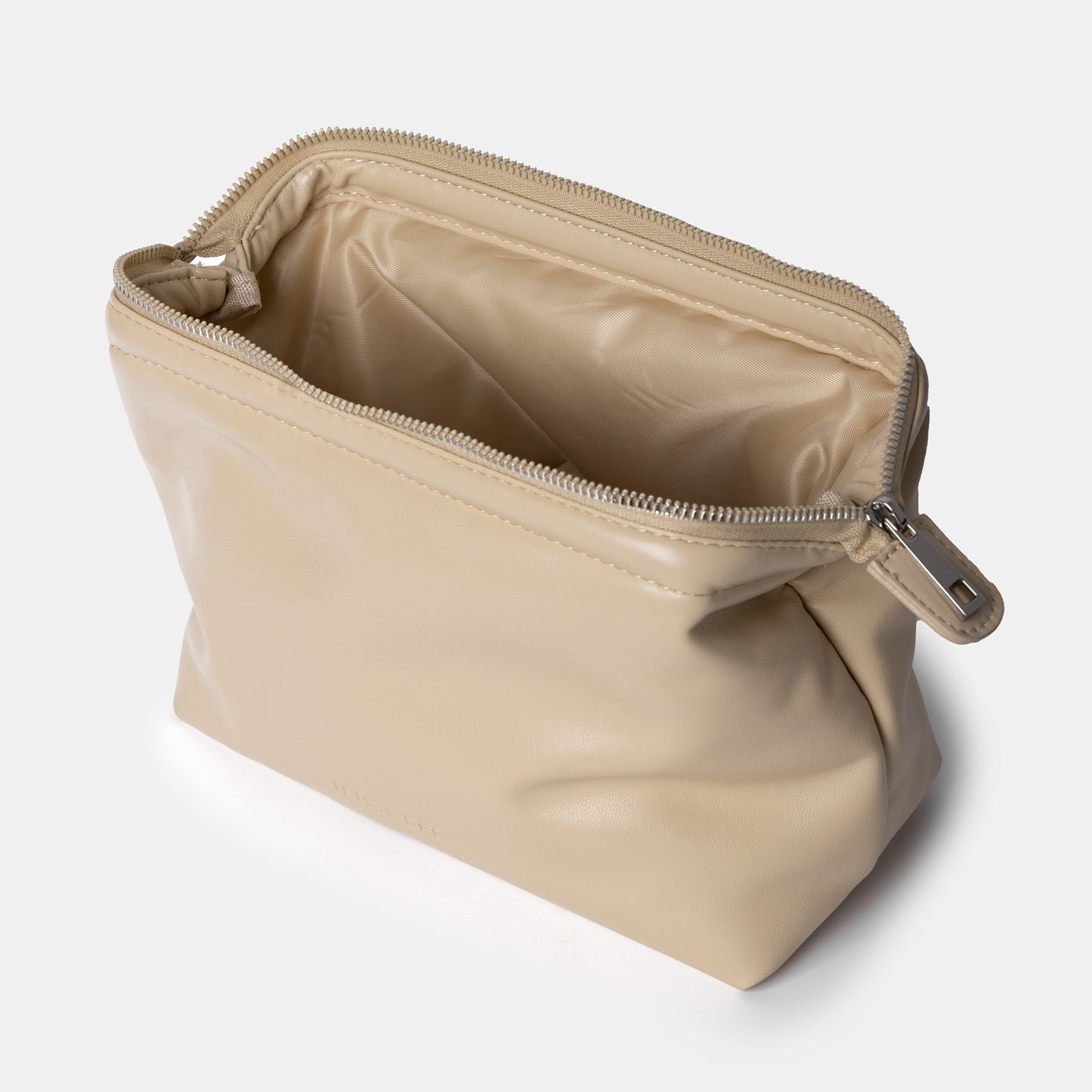 Minimalist Makeup Bag Almond