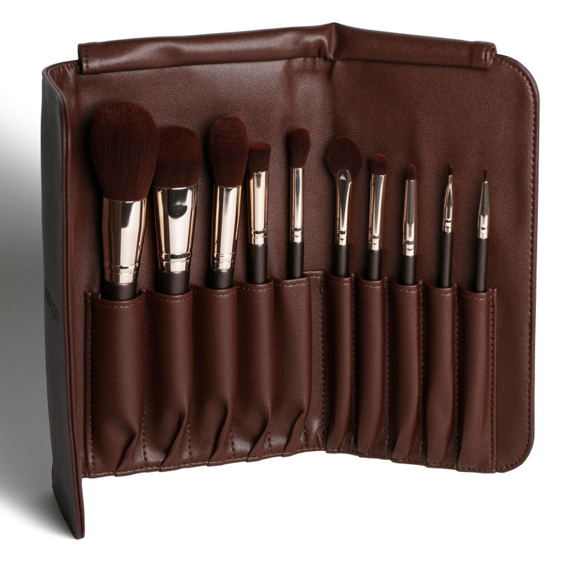 Brush Set in Case CHOCOLATE